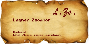 Lagner Zsombor névjegykártya